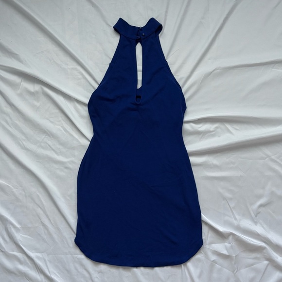 Nasty Gal Royal Blue Backless Mini Dress - Picture 4 of 4
